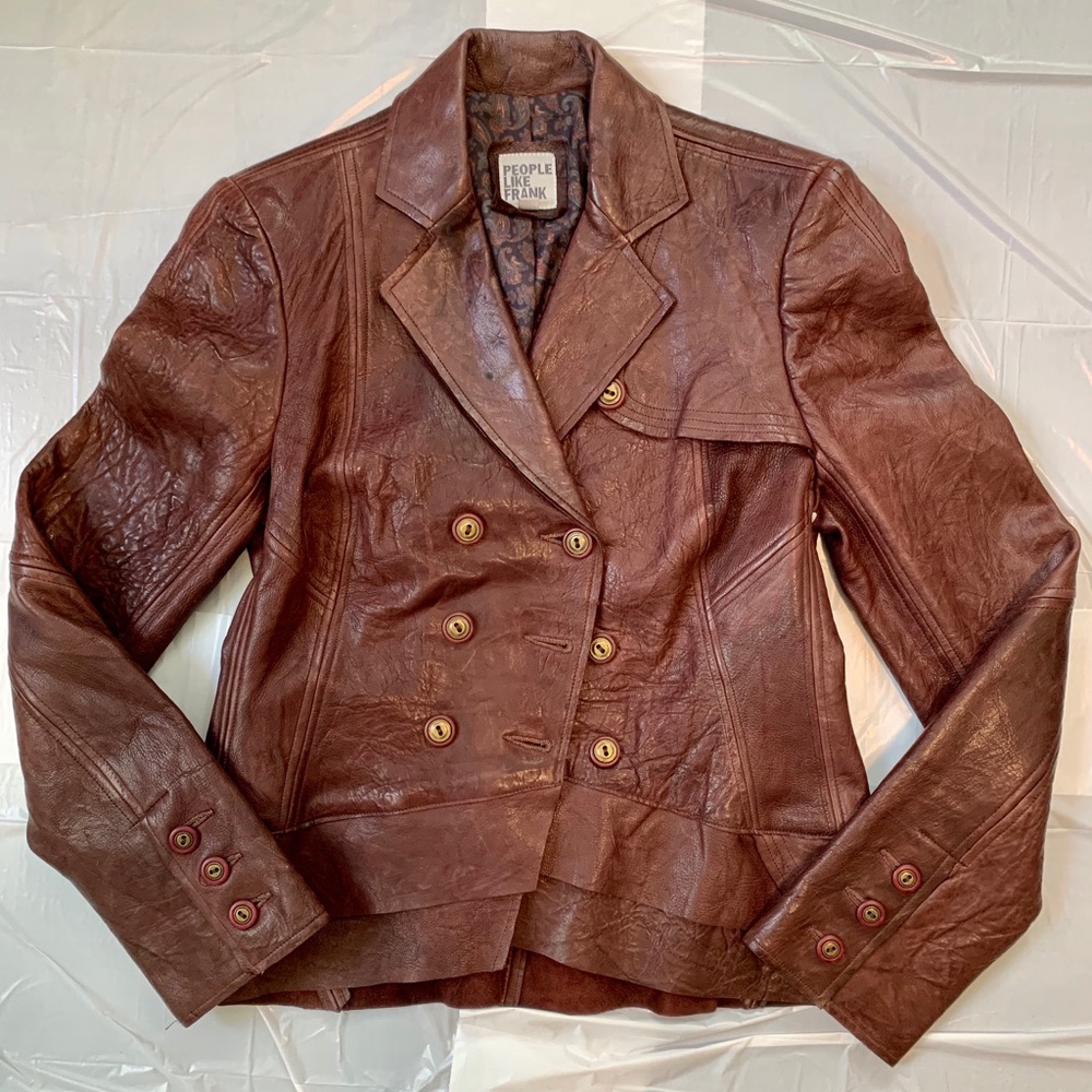 Beautiful and unique leather jacket!